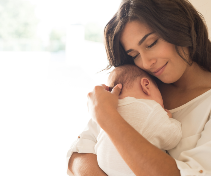 mom with the baby mom with the baby